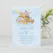 Noah's Ark Baby Shower Einladungen (Stehend Vorderseite)