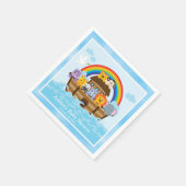 Noah's Ark Baby Shower Paper Napkins Serviette (Ecke)