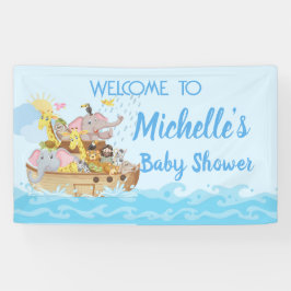 Noah's Ark Baby Shower Party Banner