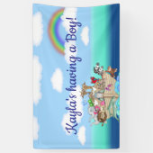 Noahs Ark Baby Showwall Banner (Vertikal)
