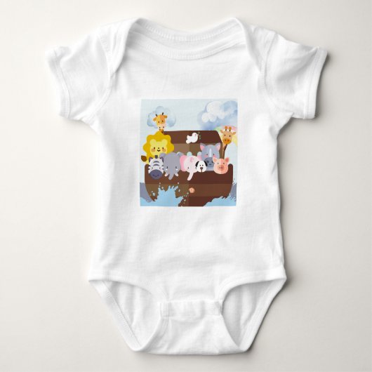 Noah's Ark Baby Strampler (Vorderseite)