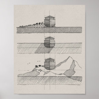 Noah's Ark - Bibelkunst, Nautical Ship Poster