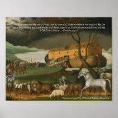 Noah's Ark Bible Scripture Standard Artwork Print Poster (Vorne)