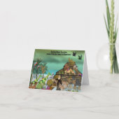 Noah's Ark Birthday Card Karte (Rückseite)