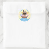 Noah's Ark Birthday Gunst Sticker (Tasche)