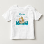 Noah's Ark Birthday Kleinkind T-shirt (Vorderseite)