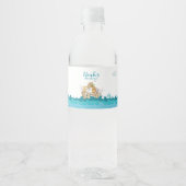 Noah's Ark Birthday Water Flasche Etikett (Vorderseite)