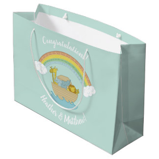 Noah's Ark Boho Baby Shower Große Geschenktüte