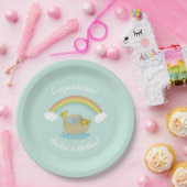 Noah's Ark Boho Baby Shower Pappteller (Party)
