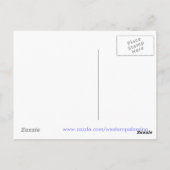 Noah's Ark Boy Birth Certificate Postcard Postkarte (Rückseite)