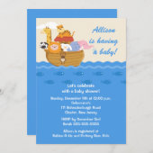  Noah's Ark Boy oder Girl Baby Shower Einladung (Vorne/Hinten)