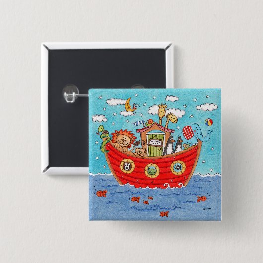 Noah's Ark Button (Vorne & Hinten)