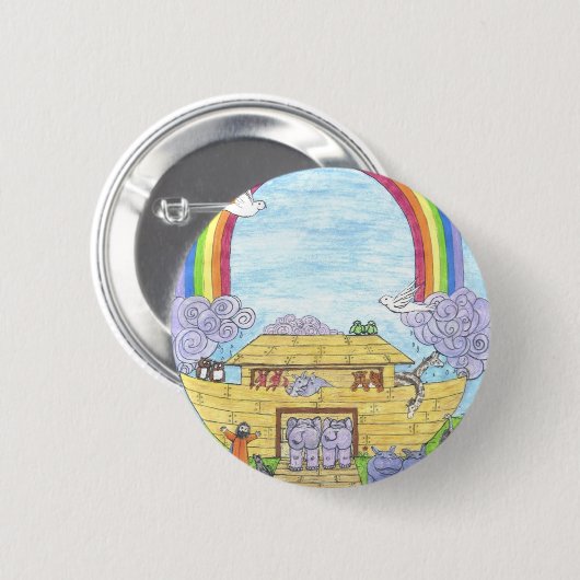 Noah's Ark Button (Vorne & Hinten)