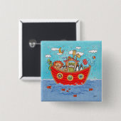 Noah's Ark Button (Vorne & Hinten)