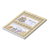 Noahs Ark Candy Bar Wrapper Gastgeschenk Notizblock (Rotiert)