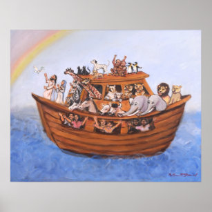Noah's Ark Canvas Print Poster