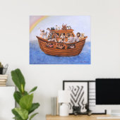Noah's Ark Canvas Print Poster (Heimbüro)