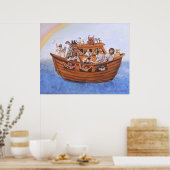 Noah's Ark Canvas Print Poster (Küche)