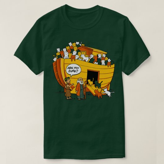 Noahs Ark Cat T-Shirt (Design vorne)