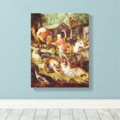 Noah's Ark, Details auf der rechten Seite Leinwanddruck (Insitu (Holzboden))