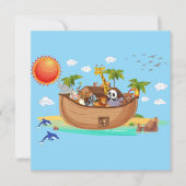 Noah's Ark Einladung (Vorderseite)