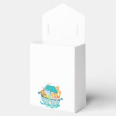 Noah's Ark Favor Box (Boy Baby Shower) Geschenkschachtel (Geöffnet)