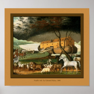 Noahs Ark Fine Art Kids Room Print Poster