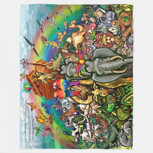 Noah's Ark Fleece Blanket (Vorderseite)