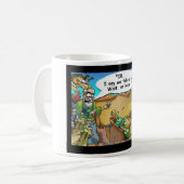 "Noah's Ark" Funny Cartoon T-Shirts Gift Sammlerst Kaffeetasse (Vorderseite Links)