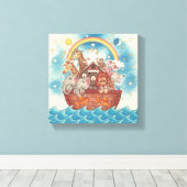 Noah's Ark ~ Galerie Wrapped Canvas Leinwanddruck (Insitu (Holzboden))