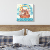 Noah's Ark ~ Galerie Wrapped Canvas Leinwanddruck (Insitu (Schlafzimmer))