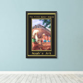 Noahs Ark-Gebäude Das Schiff Genesis 6 Leinwanddruck (Insitu (Holzboden))