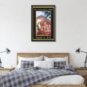 Noahs Ark-Gebäude Das Schiff Genesis 6 Leinwanddruck (Insitu (Schlafzimmer))