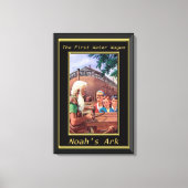 Noahs Ark-Gebäude Das Schiff Genesis 6 Leinwanddruck (Vorderseite)