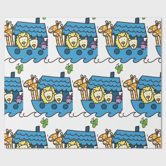 Noahs Ark Geschenkpapier (Flach)