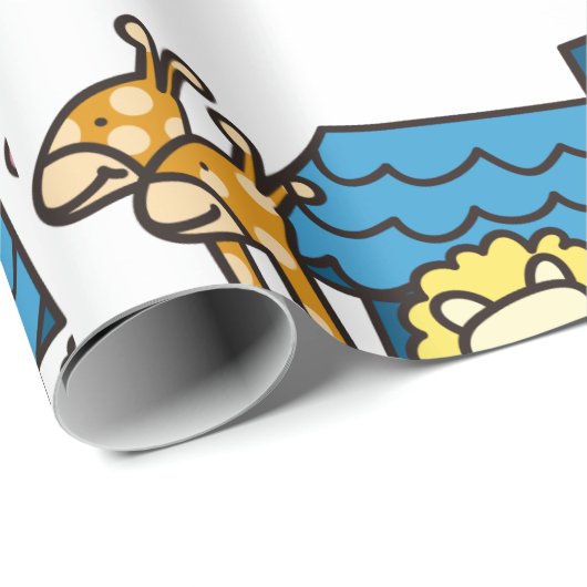 Noahs Ark Geschenkpapier (Rolleneckpunkt)