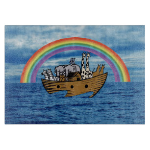 Noahs Ark - Gottes Regenbogenbund Schneidebrett