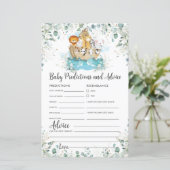 Noah's Ark Greenery Baby Vorhersagen & Ratschläge (Stehend Vorderseite)