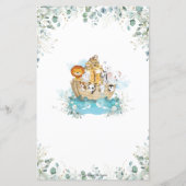 Noah's Ark Greenery Finden Sie das Guest Shower Ga (Rückseite)