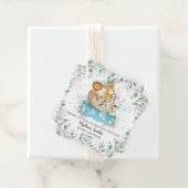 Noah's Ark Greenery Gender Neutral Baby Dusche Geschenkanhänger (Beispiel)