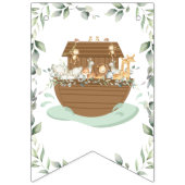 Noah's Ark Greenery Gender Neutral Baby Dusche Wimpelkette (Erste Fahne)