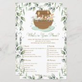 Noahs Ark Greenery Was ist in deinem Handyspiel? (Vorne/Hinten)