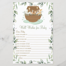 Noah's Ark Greenery Well will für Baby Activity