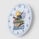 Noah's Ark Große Wanduhr (Winkel)