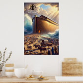 Noah's Ark Hanging Paper Poster (Küche)