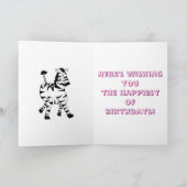 Noah's Ark Happy Birthday Karte (Innenseite)