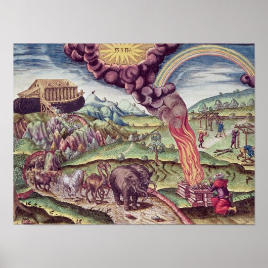 Noah's Ark, Illustration von 'Brevis Narratio' Poster (Vorne)