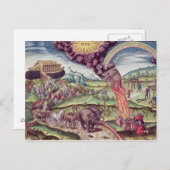 Noah's Ark, Illustration von 'Brevis Narratio' Postkarte (Vorne/Hinten)