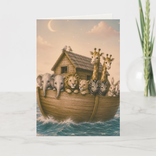 Noah's Ark Islamischer Kindergarten Karte (Vorderseite)