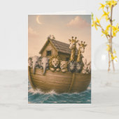 Noah's Ark Islamischer Kindergarten Karte (Gelbe Blume)